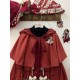 Forest Fairy Tales Red Hood In Forest Sweater Skirt JSK and OP(Reservation/2 Colours/Full Payment Without Shipping)